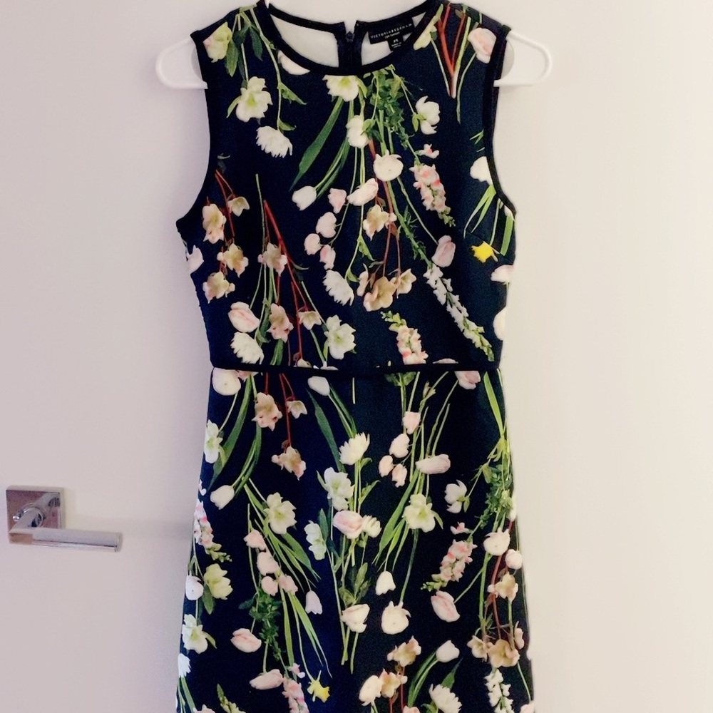 Black Flora Dress